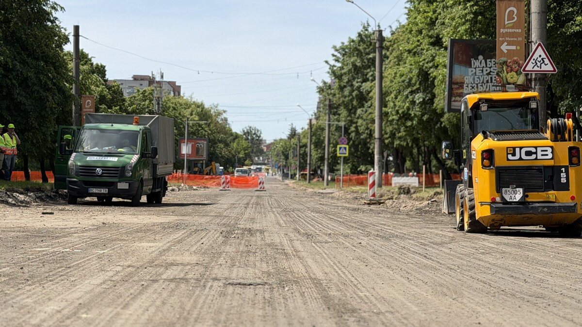 реконструкція вулиці Мазепи