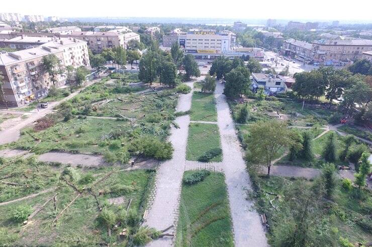 сквер у Запоріжжі
